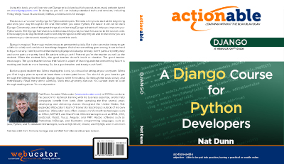 Actionable Django Cover